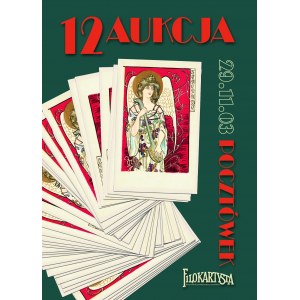 Katalog Aukcji Pocztówek Filokartysta Korporacji Polonia nr 12