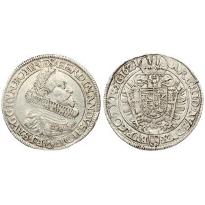 Austria 1 Thaler 1621 Ferdinand II(1619-1637) Vienna; dated 16Z1. Aver.: FERDINANDVS• II• D...