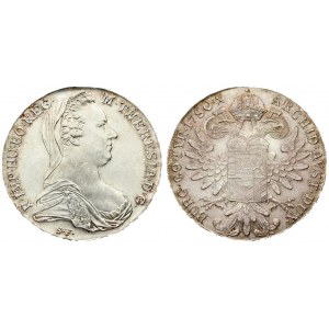 Austria 1 Thaler 1780 SF Restrike. Maria Theresia(1740-1780). Averse: Bust right. R.IMP.HU.BO.REG M...
