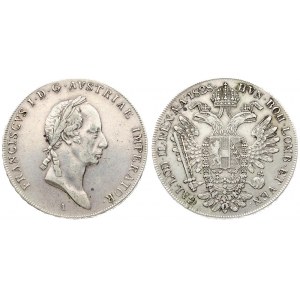 Austria 1 Thaler 1828 A Francis I (1815-1835). Averse: Head with short hair right. Reverse...
