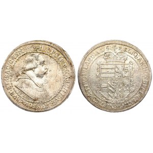 Austria 1 Thaler 1623 Ensisheim. Leopold V Archduke of Austria (1619-1632). Averse: + LEOPOLD : D ...