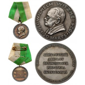 Denmark Medale 1934 Witzke Wilhelm 1864 - 1934...