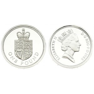 Great Britain 1 Pound 1988 Elizabeth II(1952-). Averse: Crowned head right. Reverse...