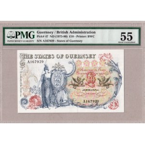 Guernsey / British Administration 10 Pounds (1975-80...