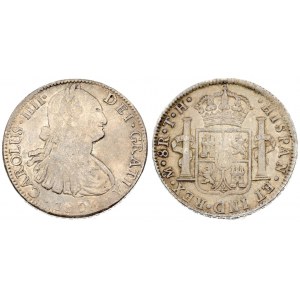 Mexico SPANISH COLONY 8 Reales 1805 TH Charles IV(1788-1808). Averse...