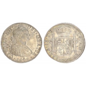 Mexico SPANISH COLONY 8 Reales 1806 TH Charles IV(1788-1808). Averse...