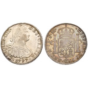 Mexico SPANISH COLONY 8 Reales 1809 TH Ferdinand VII(1808-1833). Averse...