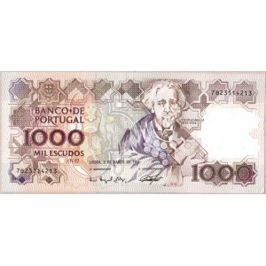 Portugal 1000 Escudos 1994 Banknote. 1994-03-03. KM...