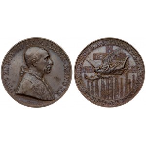 Vatican Medal 1957. Anno XX /1957. Pius XII (1939-1958). (Anno XX) from Mistruzzi. Averse...