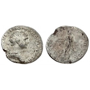 Roman Empire 1 Denarius 114 Trajanus AD 98-117. Rome AD 114...