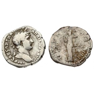 Roman Empire 1 Denarius 124 Hadrianus AD 117-138. 124 AD. Rome mint. Avers :IMP CAESAR TRAIAN ...