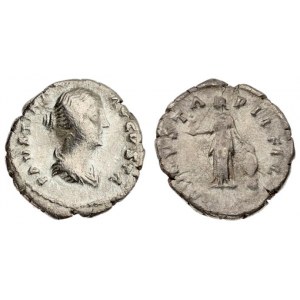 Roman Empire 1 Denarius 157 Faustina Minor Augusta 157-161. Rome. Averse: FAVSTINA ...