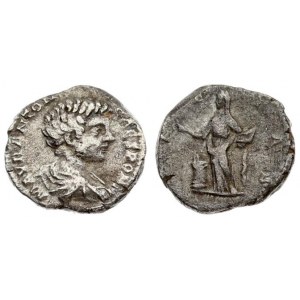 Roman Empire 1 Denarius 196 Caracalla 196-217. As Caesar AD 196-198. Rome Av....