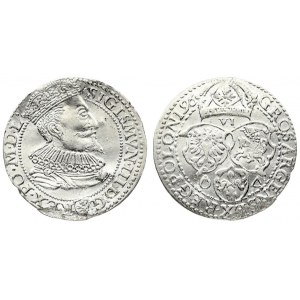 Poland 6 Groszy 1596 Sigismund III Vasa (1587-1632). Crown coins 1596 Malbork...