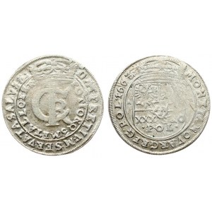 Poland 1 Zloty 1663 AT Krakow. John II Casimir Vasa (1649-1668) - crown coins; zloty (tymf) 1663 AT...