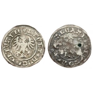 Lithuania 1/2 Grosz ND (1501-1506). Alexander Jagiellon (1501-1506)...
