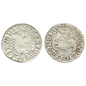 Lithuania 1/2 Grosz 1509 Sigismund I the Old(1506-1548).  Lithuanian coins 1509 Vilnius. Silver...