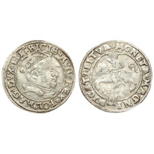 Lithuania 1 Grosz 1546 Sigismund II Augustus (1545-1572). Lithuanian coins Vilnius...