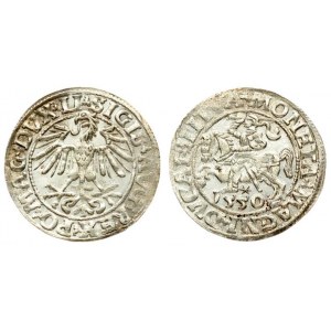 Lithuania 1/2 Grosz 1550 Sigismund II Augustus (1545-1572). Lithuanian coins Vilnius...