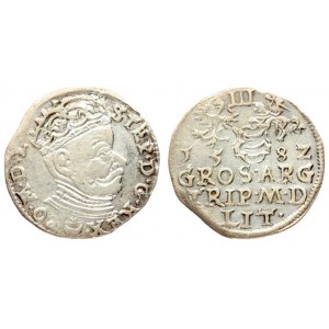Lithuania 3 Groszy 1582 Stephen Báthory (1576-1586) - Lithuanian coins Vilnius...