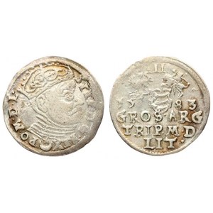 Lithuania 3 Groszy 1583 Stephen Báthory (1576-1586) - Lithuanian coins Vilnius...