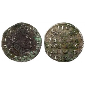 Lithuania 3 Groszy 1584 Stephen Bathory (1576-1586) - Lithuanian coins 1584 Vilnius...