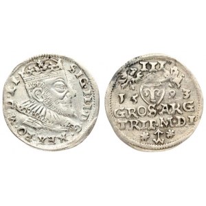 Lithuania 3 Groszy 1593 Sigismund III Vasa (1587-1632) - Lithuanian coins Vilnius...