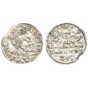 Lithuania 3 Groszy 1596 Sigismund III Vasa (1587-1632) - Lithuanian coins Vilnius...