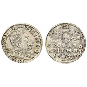 Lithuania 3 Groszy 1597 Sigismund III Vasa (1587-1632). Lithuanian coins Vilnius...