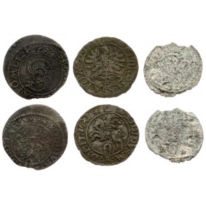 Lithuania 2 denar 1620 & 1 Shilling 1623-24 Sigismund III Vasa (1587-1632) ...