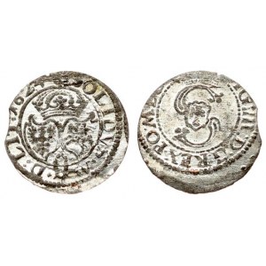 Lithuania 1 Schilling 1624 Vilnius Sigismund III Vasa (1587-1632)- Lithuanian coins. Averse...
