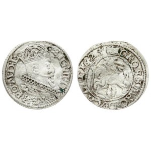 Lithuania 1 Grosz 1625 Vilnius Sigismund III Vasa (1587-1632) Lithuanian coins 1625 Vilnius. DG....