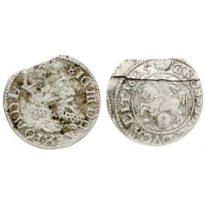 Lithuania 1 Grosz 1625 Vilnius Sigismund III Vasa (1587-1632) Lithuanian coins 1625 Vilnius. Silver...