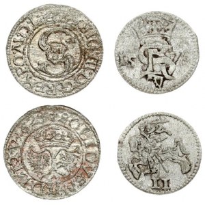 Lithuania & Latvia 1 Shilling 1625 Vilnius; 2 Denar 1578 Courland Gotthard Kettler (1562-1587...