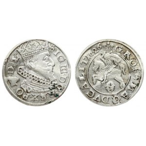 Lithuania 1 Grosz 1626 Vilnius Sigismund III Vasa (1587-1632) Lithuanian coins 1626 Vilnius...