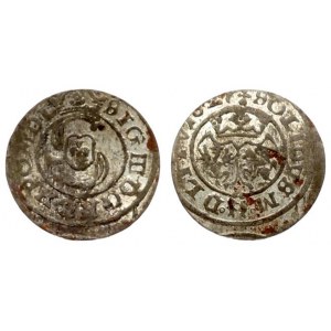 Lithuania 1 Shilling 1627 Sigismund III Vasa (1587-1632) Lithuanian coins Vilnius. Silver...