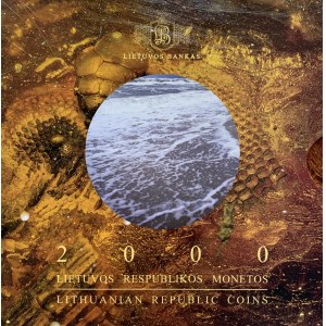 Lithuania Coin Set 2000 of circulation coins of the republic of Lithuania. The set consists of 10...