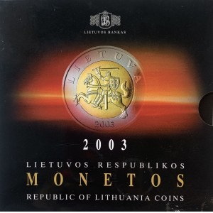 Lithuania Coin Set 2003 of circulation coins of the republic of Lithuania. The set consists of 10...