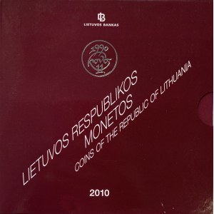Lithuania Coin Set 2010 of circulation coins of the republic of Lithuania. The set consists of 10...