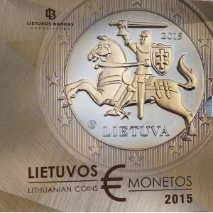 Lithuania Euro Coin Set  2015. The early years of Lithuanian euro coins UNC set...