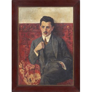 Józef Mehoffer (1869-1946), Portret mężczyzny, 1919