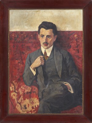 Józef Mehoffer (1869-1946), Portret mężczyzny, 1919