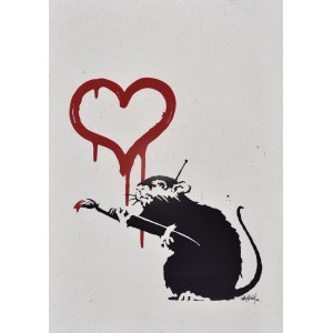 Banksy (Ur.1974), Love rat, 2004