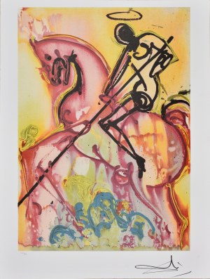 Salvador Dali (1904-1989), Z cyklu Dalinean Horses: St. George