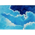 Anies Murawska, Blue clouds at night, 2020