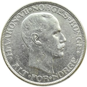 Norwegia, Haakon VII, 2 korony 1913, rzadkie