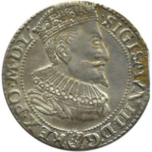 Zygmunt III Waza, szóstak 1596, Malbork, ładny