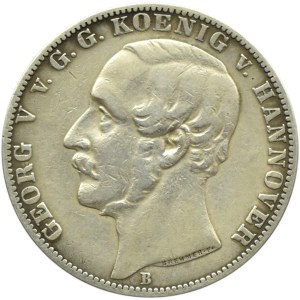 Niemcy, Hannover, Georg V, talar 1865 B, Hannover