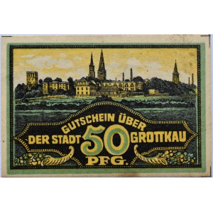 Grottkau, Grotków, 50 pfennigów, UNC