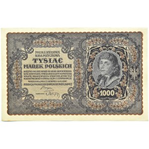 Polska, II RP, 1000 marek 1919, III serja AL - typ 8